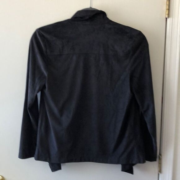 Cupcakes and Cashmere faux Suede Waterfall jacket - Picture 2 of 5